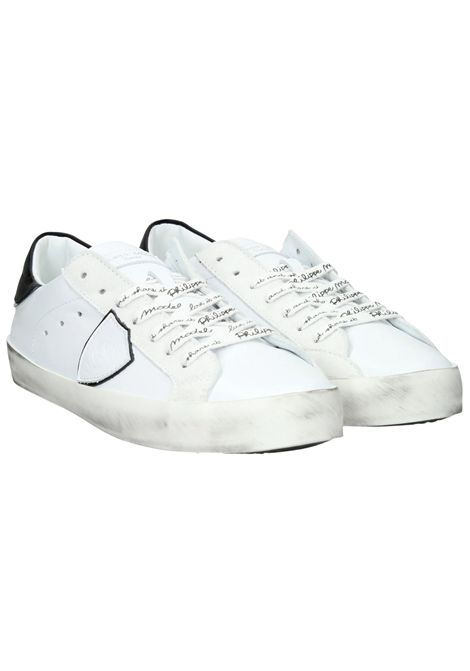 Scarpe unisex bianche in pelle Philippe Model | 78463/PIABIANCO